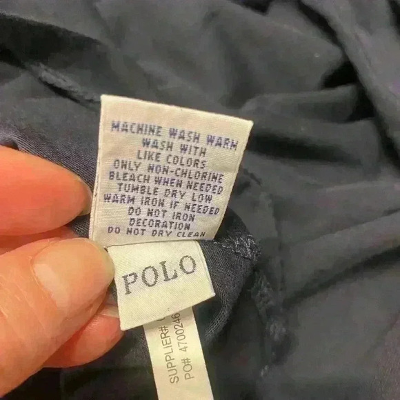 Mens Polo Ralph Lauren Short sleeve T shirt in navy with red logo on front. XXL - Picture 7 of 7